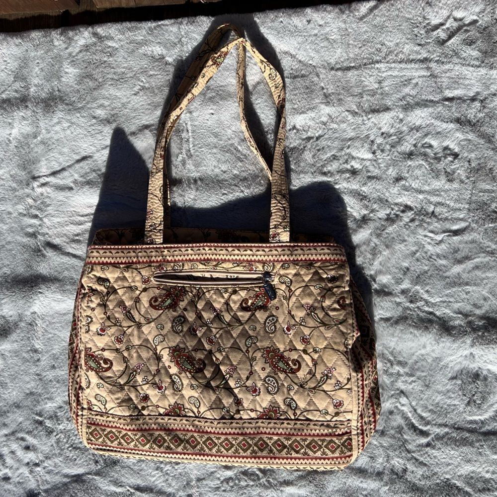 EUC Bueno Collection (2) paisley quilted over night bags.